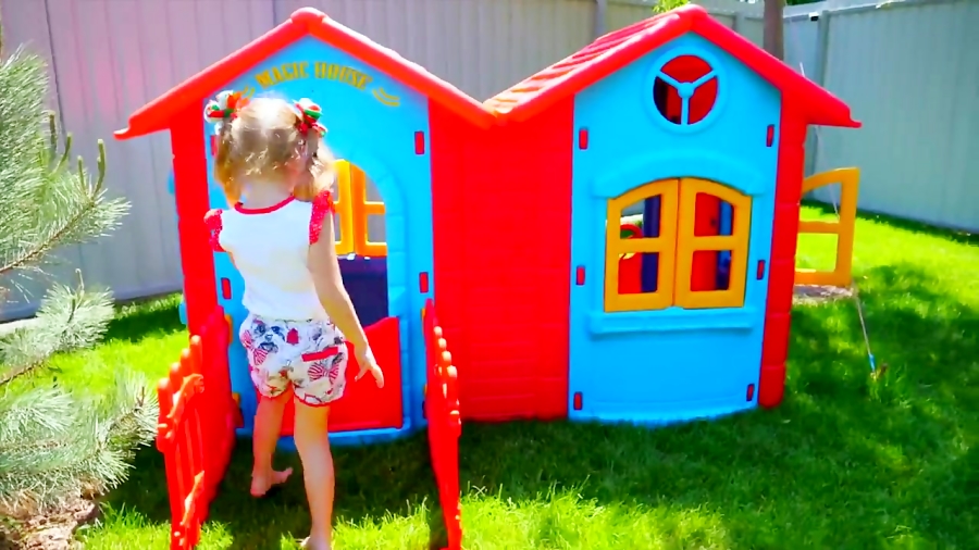 ماجراهای ناستیا و بابایی - قسمت 106 - بازی ناستیا و بابایی در خانه کوچولو